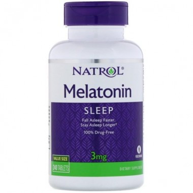 Мелатонин для сна Natrol Melatonin 3 mg 240 Tabs NTL-16068 Мелатонин для сна Natrol Melatonin 3 mg 240 Tabs NTL-16068