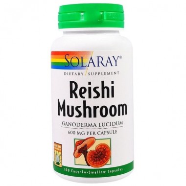Грибной комплекс Solaray Reishi Mushroom 600 mg 100 Caps SOR-01505