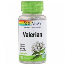 Комплекс для профилактики нервной системы Solaray Valerian 100 Veg Caps SOR-01630
