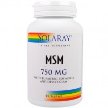 Препарат для суставов и связок Solaray MSM 750 mg 90 Veg Caps SOR-00862 Препарат для суставов и связок Solaray MSM 750 mg 90 Veg Caps SOR-00862