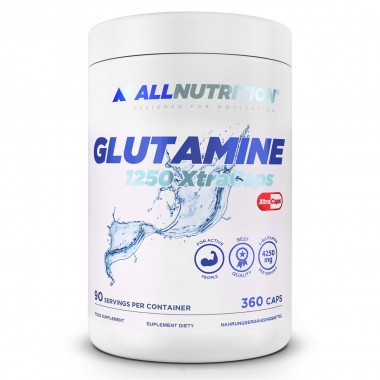 Глютамин для спорта All Nutrition Glutamine Recovery Amino 500 g /100 servings/ Lemon