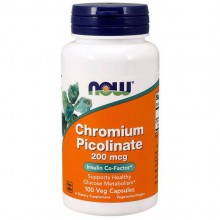 Микроэлемент Хром NOW Foods Chromium Picolinate 200 mcg 100 Veg Caps Микроэлемент Хром NOW Foods Chromium Picolinate 200 mcg 100 Veg Caps
