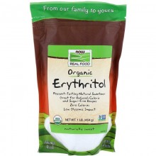 Заменитель сахара NOW Foods Erythritol 454 g /114 servings/ NF6921