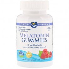 Мелатонин для сна Nordic Naturals Melatonin Gummies 1,5 mg 60 Gummies Raspberry NOR30188 Мелатонин для сна Nordic Naturals Melatonin Gummies 1,5 mg 60 Gummies Raspberry NOR30188