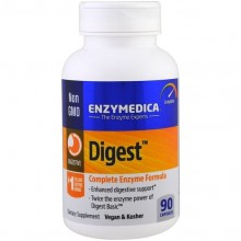Пищеварительные ферменты Enzymedica Digest, Complete Enzyme Formula 90 Caps ENZ98111 Пищеварительные ферменты Enzymedica Digest, Complete Enzyme Formula 90 Caps ENZ98111