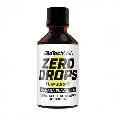 Заменитель питания BioTechUSA Zero Drops 50 ml /100 servings/ Banana