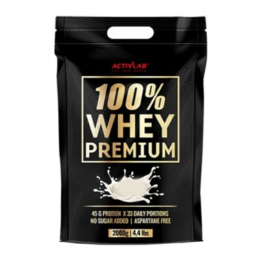 Протеин Activlab 100% Whey Premium 2000 g /66 servings/ Fudge Cream