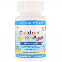 Омега 3 Nordic Naturals Children's DHA Xtra 636 mg 90 Mini Soft Gels Berries