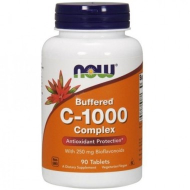 Витамин C NOW Foods Vitamin C-1000 Complex Buffered 90 Tabs