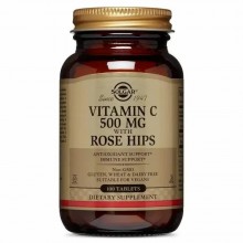 Витамин C Solgar Vitamin C with Rose Hips 500 mg 100 Tabs