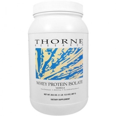 Протеин Thorne Research Whey Protein Isolate 807 g /27 servings/ Vanilla