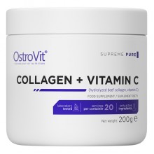 Хондропротектор (для спорта) OstroVit Collagen And Vitamin C 200 g /20 servings/ Unflavored Хондропротектор (для спорта) OstroVit Collagen And Vitamin C 200 g /20 servings/ Unflavored