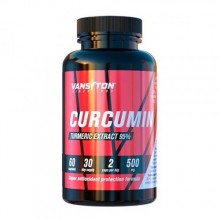 Куркумин для спорта Vansiton Curcumin 500 mg 60 Caps