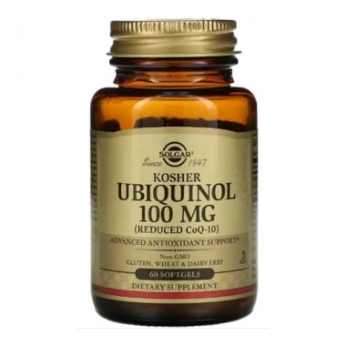 Коэнзим Solgar Ubiquinol Kosher 100 mg 60 Softgels