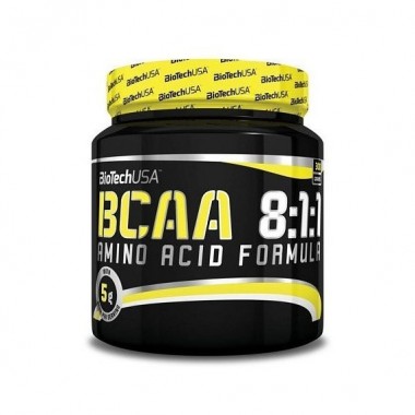 Аминокислота BCAA для спорта BioTechUSA BCAA 8:1:1 Zero 250 g /33 servings/ Blue Raspberry