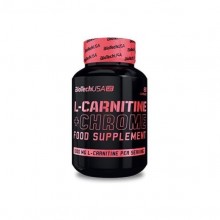 Жиросжигатель для спорта BioTechUSA L-Carnitine + Chrome 60 Caps