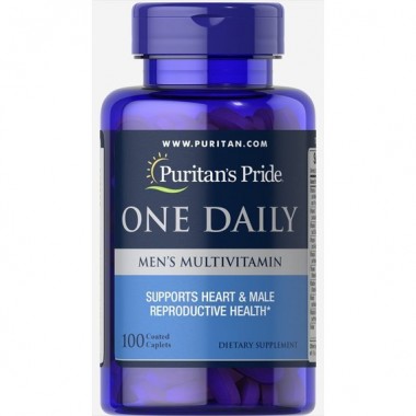 Витаминно-минеральный комплекс Puritan's Pride One Daily Men's Multivitamin 100 Caplets