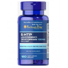 Триптофан Puritan's Pride 5-HTP 100 mg 120 Caps Триптофан Puritan's Pride 5-HTP 100 mg 120 Caps
