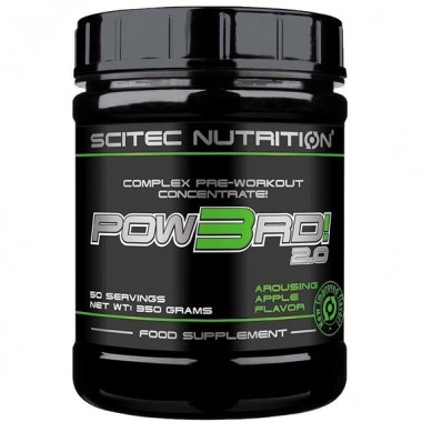 Комплекс до тренировки Scitec Nutrition POW3RD! 2.0 350 g /50 servings/ Pear