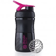 Шейкер Blender Bottle SportMixer 590 ml Black/Pink