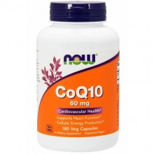 Коэнзим NOW Foods CoQ10 60 mg 180 Veg Caps