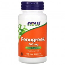 Пажитник NOW Foods Fenugreek 500 mg 100 Veg Caps