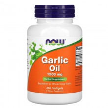 Чеснок NOW Foods Garlic Oil 1500 mg 250 Softgels