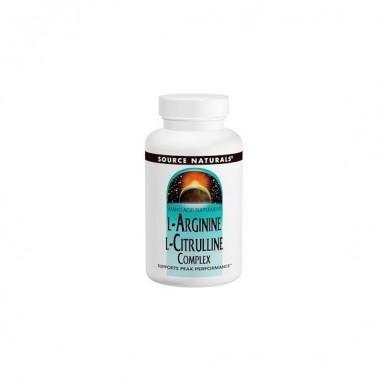 Аминокомплекс Source Naturals L-Arginine L-Сitrulline 1000 mg 120 Tabs
