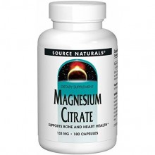 Микроэлемент Магний Source Naturals Magnesium Citrate 133 mg 180 Caps
