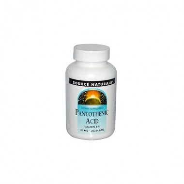 Пантотеновая кислота Source Naturals Pantothenic Acid 100 mg 250 Tabs Пантотеновая кислота Source Naturals Pantothenic Acid 100 mg 250 Tabs