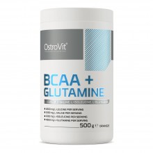 Аминокомплекс для спорта OstroVit BCAA + Glutamine 500 g /50 servings/ Orange