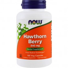 Комплекс для профилактики нервной системы NOW Foods Hawthorn Berry 540 mg 100 Veg Caps