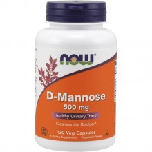 Урологический препарат NOW Foods D-Mannose 500 mg 120 Veg Caps Урологический препарат NOW Foods D-Mannose 500 mg 120 Veg Caps