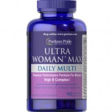 Витаминно-минеральный комплекс Puritan's Pride Ultra Woman Max Daily Multivitamin 90 Caplets PTP-51509