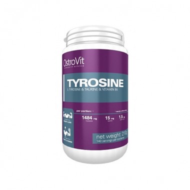 Тирозин для спорту OstroVit Tyrosine 210 g /140 servings/ Orange