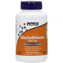 Глутатіон NOW Foods Glutathione 500 mg 60 Veg Caps