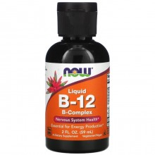 Вітамін Б12 NOW Foods Vitamin B-12 Complex Liquid 59 ml /49 servings/