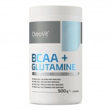 Амінокомплекс для спорту OstroVit BCAA + Glutamine 500 g /50 servings/ Lemon