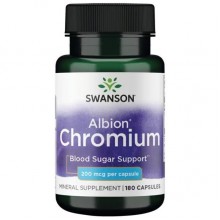 Микроэлемент Хром Swanson Chelated Chromium 200 mcg 180 Caps