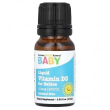Витамин D California Gold Nutrition Baby Vitamin D3 400 IU 10 ml