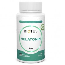 Мелатонин для сна Biotus Melatonin 5 mg 100 Caps BIO-530401 Мелатонин для сна Biotus Melatonin 5 mg 100 Caps BIO-530401