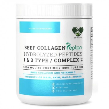 Коллаген En`vie Lab Beef Collagen Complex 2 (1&3 TYPE) 158 g /30 servings/ Strawberry