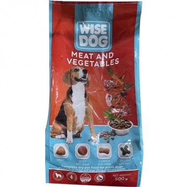  Wise Dog with meat and vegetables мясо и овощи 500г