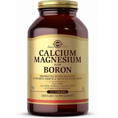 Мультиминеральный комплекс Solgar Calcium Magnesium Plus Boron 250 Tabs