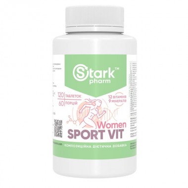 Витаминно-минеральный комплекс для спорта Stark Pharm Sport Vit for Women 120 Tabs
