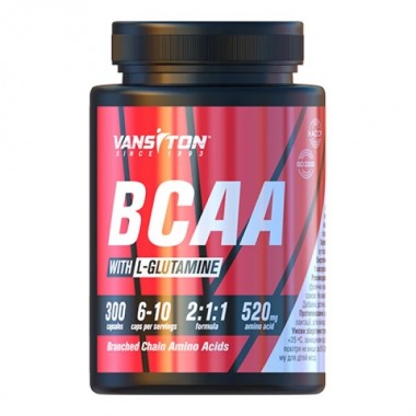 Аминокислота BCAA для спорта Vansiton BCAA 300 Caps
