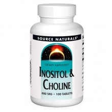 Инозитол Source Naturals Inositol&Choline 800 mg 100 Tabs