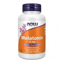 Мелатонин для сна NOW Foods Melatonin 5 mg 180 Veg Caps