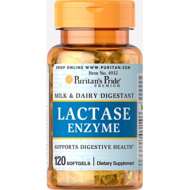 Лактаза Puritan's Pride Lactase Enzyme 125 mg 120 Softgels Лактаза Puritan's Pride Lactase Enzyme 125 mg 120 Softgels