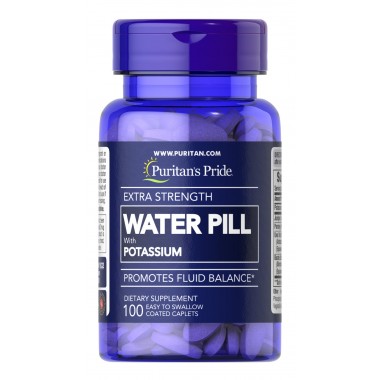 Урологический препарат Puritan's Pride Water pill With Potassium Extra Strength 100 Caplets